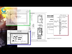 ODM 7 Inci Kapasitif LCD Layar Sentuh 50 Pin MCU Interface 800x480 TFT Display Module