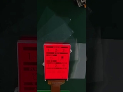 Panel LCD Monokrom dengan Konektor FPC 52.2*91.1mm Area Tampilan Kecerahan 150 Cd/m2