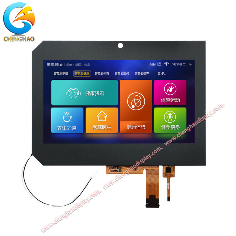 1280*720 Dots Thin Film Transistor Capacitive Touchscreen 8 Inch For Industrial Equipment