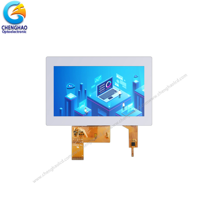 800*480 TFT LCD Capacitive Touchscreen 7 Inch Dengan 40 Pin RGB Interface