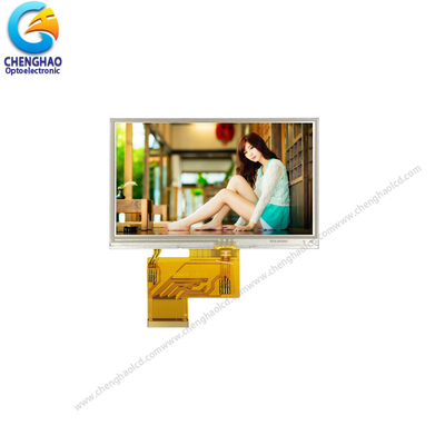 480x272 Resistive Touch Screen Display Module 4.3 Inch Dengan Antarmuka RGB