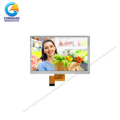 HD 7 Inch TFT LCD Module RGB 1024X600 4 Lane MIPI Dengan Semua Arah Penayangan