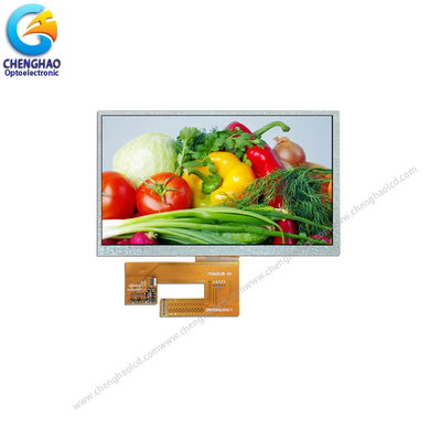 Anti Glare 7 Inch LCD Screen Full Viewing Angle Color RGB TFT Panel Dengan LVDS