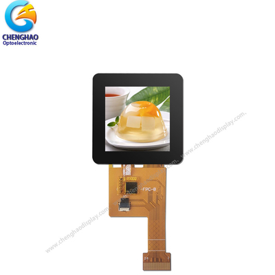 RGB 320x320 Layar Sentuh LCD Kecil 1,54 Inch Dengan 4 Line 8 Bit SPI Interface