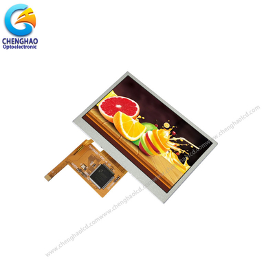 Modul Layar LCD Industri Wqvga 1000 Nits 480 * 272 Layar Tft Warna 10pin