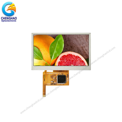Layar LCD TFT Dapat Dibaca Sinar Matahari 4,3 Inch 480x272 10 Pin SPI Interface