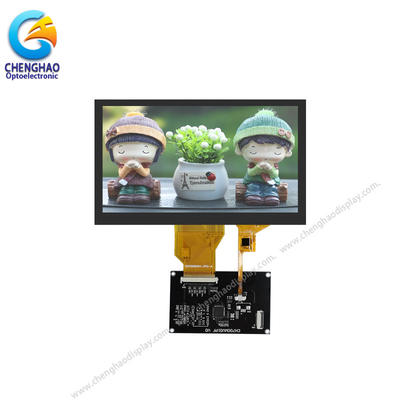 Kelas Medis TFT LCD Layar Sentuh Kapasitif 50pin 7 inci 800x480 Modul Wvga