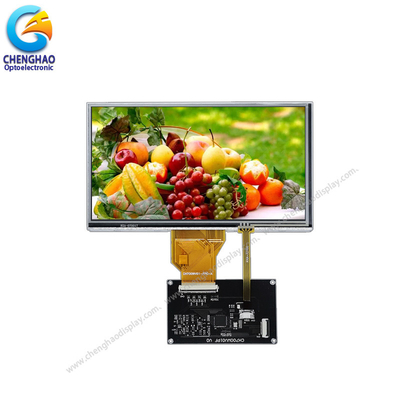 Layar Sentuh 7 Inch 800*480 Modul Tampilan LCD Dengan Panel Sentuh Resistif