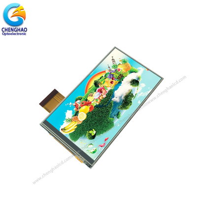 Layar LCD IPS 4,95 Inci VGA Lebar Penuh 854x480 Piksel Mendukung Multi Antarmuka
