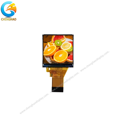 Layar LCD Mungil 1,54 inci 22pin Persegi IPS TFT Semua Sudut Pandang