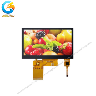 Kapasitif Modul LCD Kecil 40pin CTP 4,3 Inci TFT LCD Display