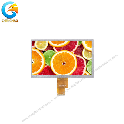 4lane MIPI TFT IPS Layar LCD 40pin 7 Inch 1024*600 Sudut Pandang Gratis