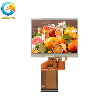 Sudut Pandang Gratis Layar LCD TFT Layar Sentuh Resistif 3,5 inci 320*240