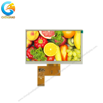 Resolusi 800x480 Layar LCD TFT 7 Inci Antarmuka RGB Paralel 24bit