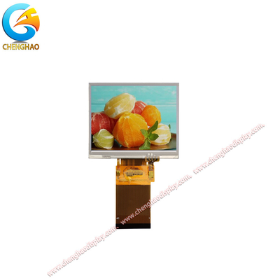 Disesuaikan Resistive Touch Screen Monitor 3.5 Inch Digital 24 - Bit RGB Antarmuka