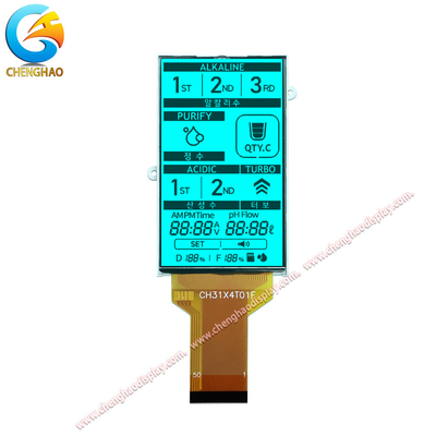 ISO9001 Display LCD Monochrome bersertifikat 1/4 Duty 1/3 Bias Drive Method