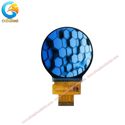 480x480 Layar Bulat Tft Lcd 600cd/M2 Kecerahan Mipi Antarmuka