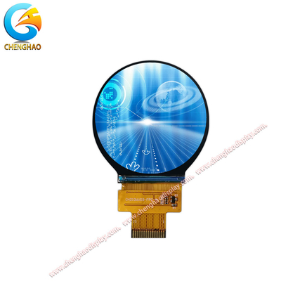 2.1 Inch Round Tft Display Thin Film Transistor Kontras Tinggi