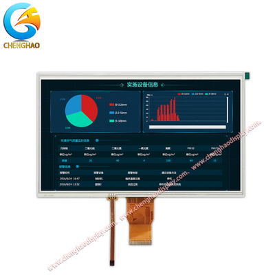 Full Color Touch Display Lcd Module Tft HDMI Interface 50000h Umur 10,1 inci