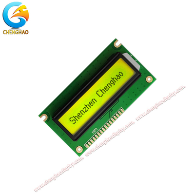16x02 Stn Monochrome Lcd Screen Dengan 6 O'Clock Viewing Angle