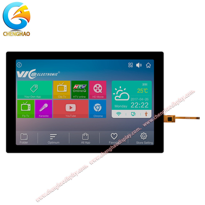 10.1 Inch Industrial LCD Module 80/80/80/80 Semua Sudut Tampilan Dengan I2C Touch