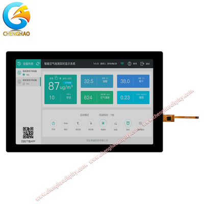10.1 Inch Thin Film Transistor Screen 1280*800 Resolusi IPS LCD Display dengan Touch