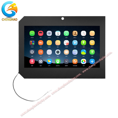 30 Pin Tft Lcd Display 1280x720 8 Inch Dengan Tutup Kaca Sentuh 0,7mm