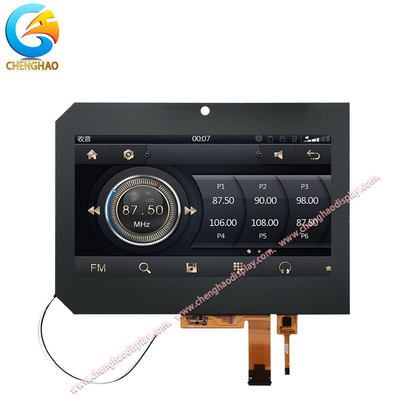 85/85/85/85 Semua sudut pandang IPS Tft Lcd layar sentuh 8 inci 1280x720 piksel