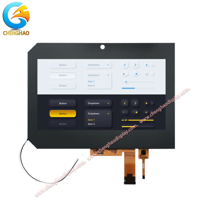 8 Inch Display Screen LVDS Interface 1280x720 Tft Lcd Dengan Capacitive Touch