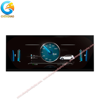 1920x720 Lcd Display Layar Lengan 12,3 Inci Untuk Odometer Mobil