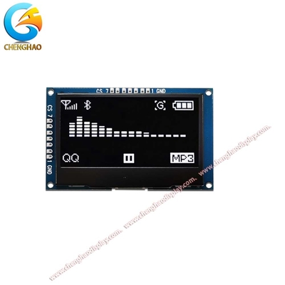 Custom 12864 OLED Module 2.42 inci dengan 4 kabel SPI / I2C Interface