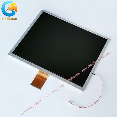 Custom 10,4 Inch Display 60 Pin FPC 800*480 Pixel Dengan RGB Interface