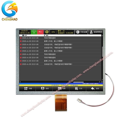 10.4 Inch TFT LCD Display 16M Warna 800x600 Resolusi LCD Produsen