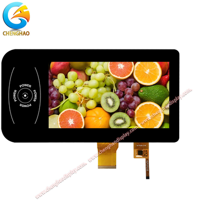 1024*600 Pixels IPS LCD Screen Touch Module Dengan I2C Interface Transmissive Display Mode