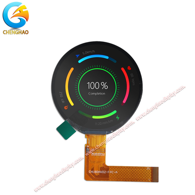 1.8 inci IPS TFT LCD Display Screen 360*360 Resolution Module Interface SPI/MCU/RGB