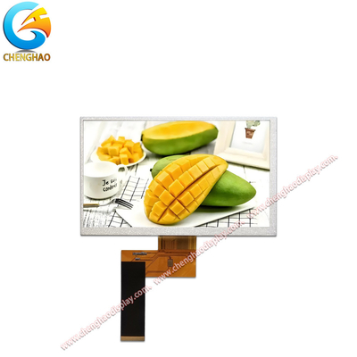 7 inci IPS TFT Display 800*480 Titik 1000cd/m2 Kecerahan Tinggi Dengan RGB Interface