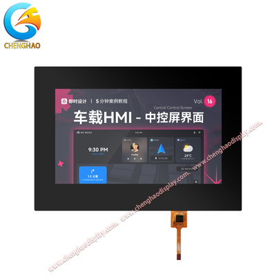 Industrial TFT LCD Capacitive Touchscreen 1024x600 Dots 7 Inch 16M Modul TFT Berwarna
