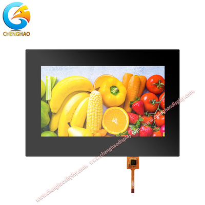 7 inci Touch Tft Lcd Display 500 Kecerahan 1024 * 600 Resolusi