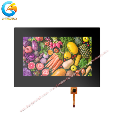Modul Lcd Display Cahaya Tinggi 7 inci 1024 600 Warna Tft Dengan Capacitive Touch