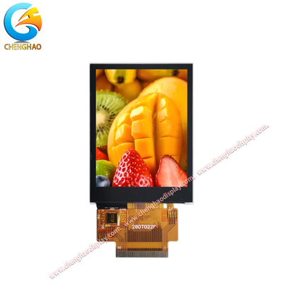 2.8 inci IPS LCD Display Module, TFT LCD Touch Screen kecil dengan kecerahan dan kejelasan yang ditingkatkan