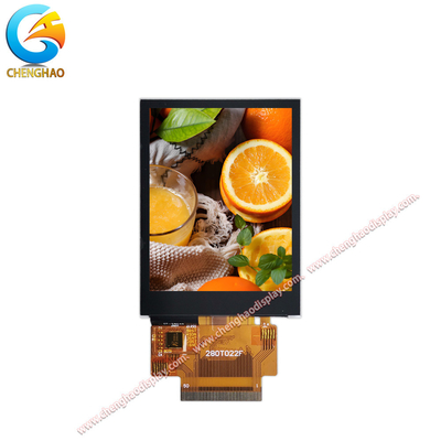2.8 inci IPS LCD Display Module TFT LCD Kapasitif Layar sentuh Jangkauan suhu luas Desain tahan lama