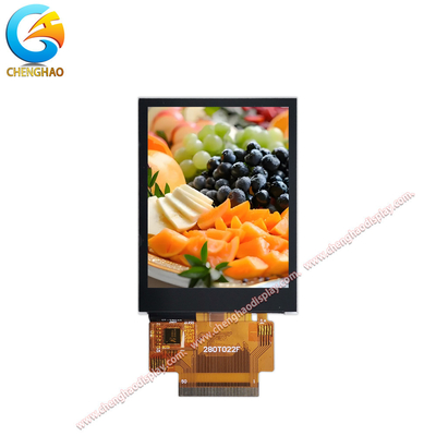 2.8 inci TFT LCD Display Layar sentuh LCD kecil dengan Advanced Capacitive Touch Panel