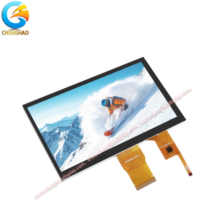 Layar Sentuh Industri Cerah Tinggi 7 Inci 1024x600 Layar TFT Warna