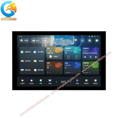 800x1280 Resolusi 10.1 Inch TFT LCD Panel dengan Capacitive Touch Panel Type dan IPS Free Viewing Direction