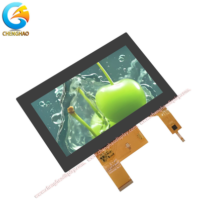 7 inci RGB TFT LCD Display 40pin RGB Interface Dengan 800*480 Pixel