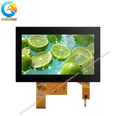 Industrial Tft Lcd 7 Inch Resolusi 800x480 Dengan Capacitive Touch