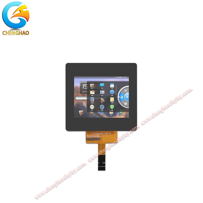 1000 Panel LCD kecil dengan kecerahan tinggi 320*240 piksel dengan penutup kaca hitam