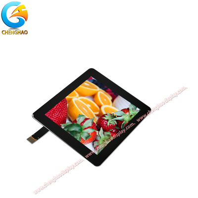 All In Black Touch Screen LCD Display 4 Inch 480*480 Square Tft Screen Untuk Aplikasi Industri