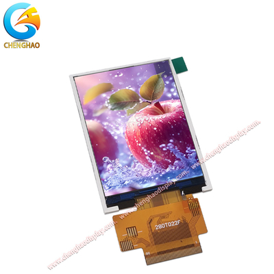 Layar LCD IPS 240x320 2.8” 50 Pin Multi-antarmuka Panel Layar TFT Kecil