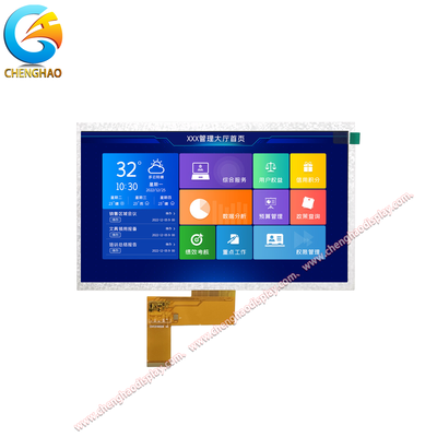 10.1 inci 1024x600 TFT LCD Display Module dengan RGB Interface - 400 cd/m2 LCD Industri